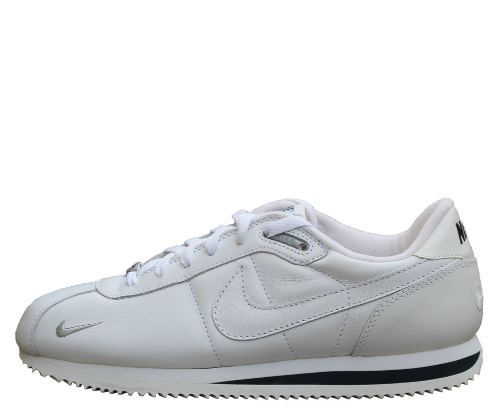 Nike Cortez Leather White / Black / Silver (Size 9) DS — Roots